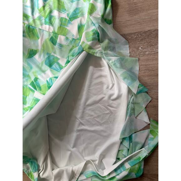 Billy J Zinnia Midi Dress Green Floral - Picture 7 of 8